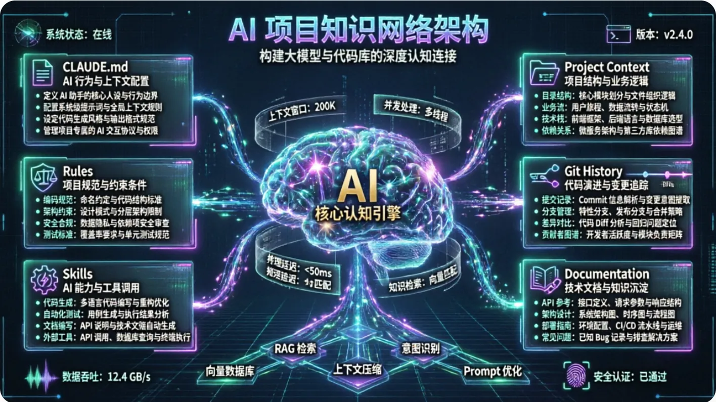 给 AI 装上“项目记忆”:CLAUDE.md、Rules、Skills 到底怎么选?